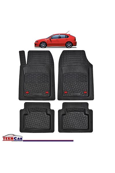TEAMCAR Covorașe auto tip tavă compatibile cu Seat Leon Mk1 (1999–2006) - Hatchback