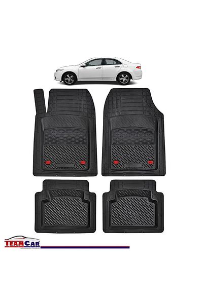 TEAMCAR ® Tray Type Car Mats Compatible With Honda Accord 8 (2008–2015) - Sedan