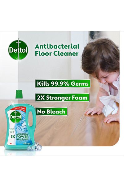 Dettol Fresh Aqua Antibacterial Power Floor Cleaner 1.8 Litres