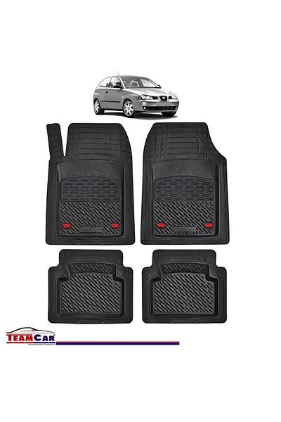 TEAMCAR Covorașe auto tip tavă compatibile cu Seat Ibiza Mk3 (2002–2008) - Hatchback