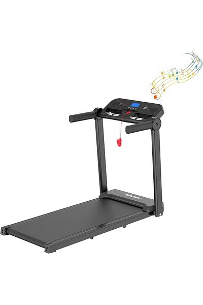 Rovyfota Folding Treadmill, Foldable Fitness Equipment with LCD for Walking & Running