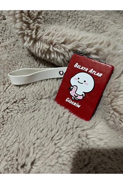 Ramilabutik Ayna anahtarlık, cep aynası özel baskılı çift taraflı ayna çift taraflı baskı