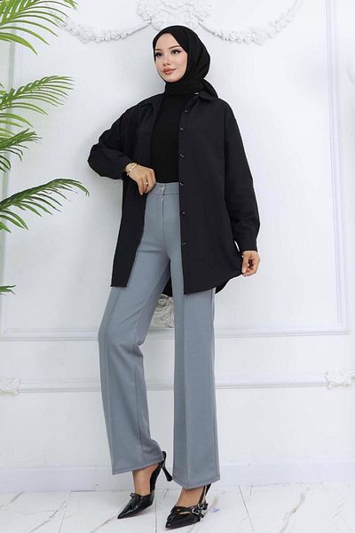 TRENDTESETTÜR ΓΥΝΑΙΚΕΙΟ ΓΚΡΙ ΠΑΝΤΕΛΟΝΙ PALAZZO T 3403