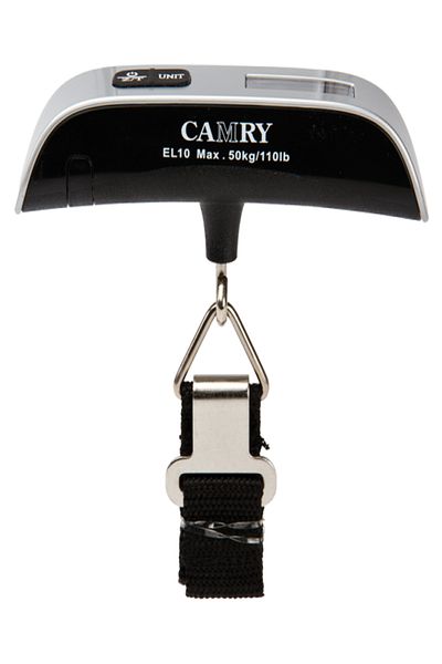 CAMRY Premium Grade Electronic Luggage Scale Black and Grey 50kg E10