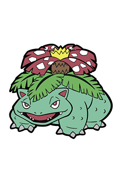 INOVATIX Set de 8 piese, autocolant Pokemon Venusaur, INOVATIX®. 6 cm