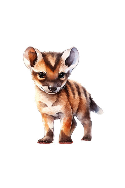 INOVATIX Set de 8 piese, autocolant pui de hienă, INOVATIX®. 6 cm