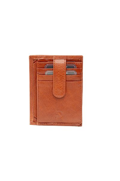 delis Unisex card holder Delis, Cezar PT1363, genuine leather, Brown