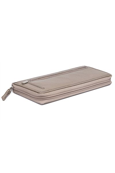delis Women's wallet, Naia PT1352, genuine leather, Cream