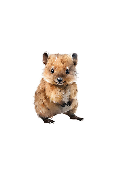 INOVATIX Set de 8 bucăți, autocolant cu pui Quokka, INOVATIX®. 6 cm