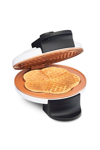 Trisa Retro Waffles 7384.7012 Waffle Maker, White Color