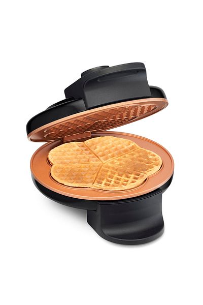 Trisa Aparat de gofre Retro Waffles 7384.4212, culoare neagră