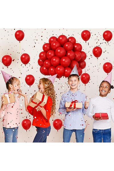 Other Red Balloons (Pack of 100) for Birthday Parties, Weddings, or General Celebrations