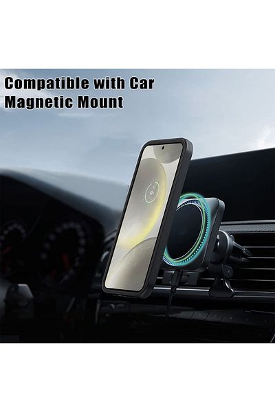Techsuit Carcasă pentru Samsung Galaxy S25 Plus + Folie - Techsuit ColorVerse 360 ​​MagSafe Series - Albastră