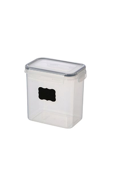 Felli Rectangular Food Storage Container with Chalkboard Clear