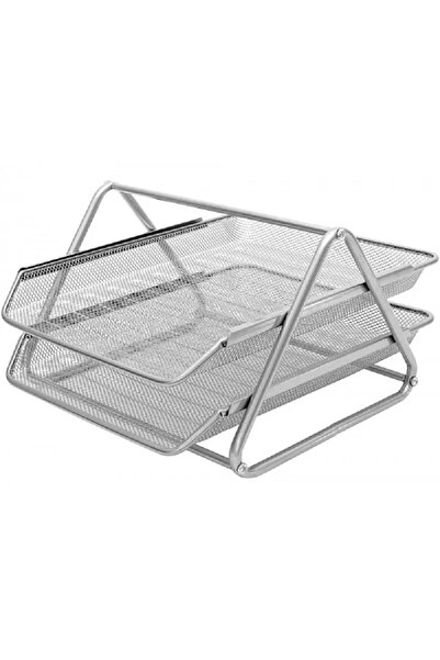 Roco صينية رسائل - طبقتين، A4، شبكية، فضية