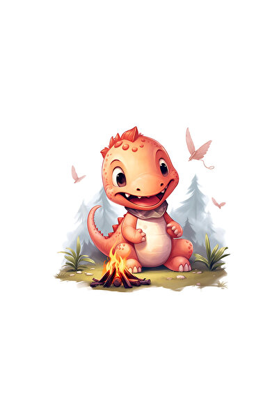 INOVATIX Set de 8 autocolante Blaze bebelușul dinozaur, INOVATIX®. 6 cm