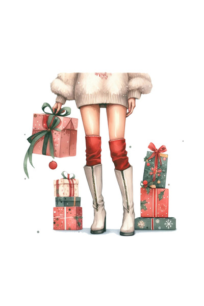 INOVATIX Set de 8 piese, autocolant picioare de femeie sexy cu cadouri de Cră...