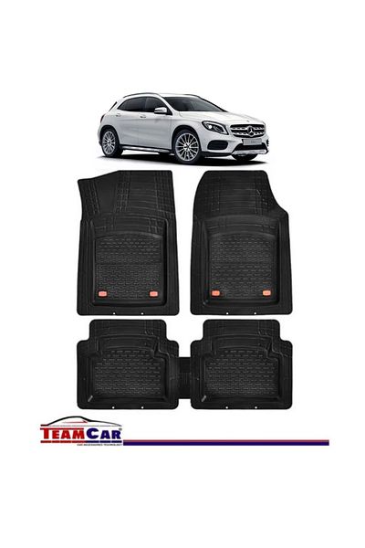 TEAMCAR ® Covorașe auto tip tavă Mercedes-benz Gla X156 (2013–2019) Negru