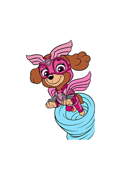 INOVATIX Set de 8 piese, autocolant Patrula Cățelușilor Skye zboară fericită,...