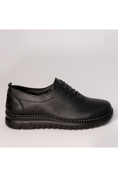 MODA STİL Women's black shoes, Adina, eco-leather, 40