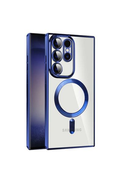 Techsuit Carcasă pentru Samsung Galaxy S24 Ultra - Techsuit Luxury Crystal MagSafe - Albastru intens