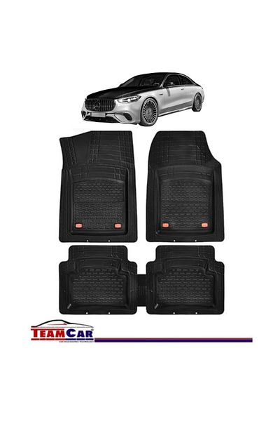 TEAMCAR Covorașe auto Mercedes-benz Clasa S W223 (2020–PREZENT) Negru