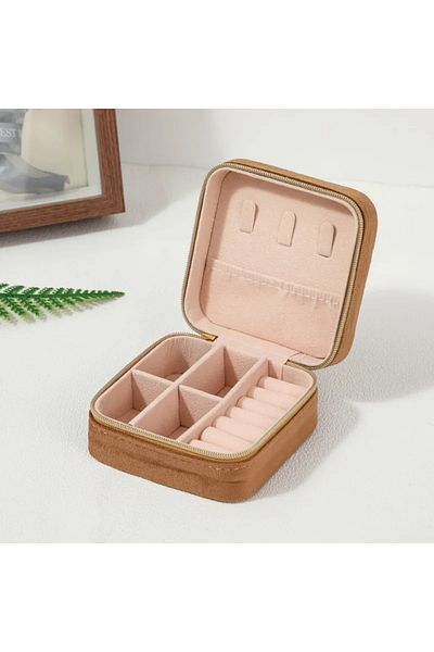 delis Cutie pentru bijuterii, Iridesa AC030, Maro