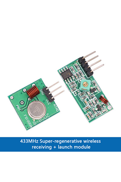 Choice12 433Mhz 1set Smart Electronics 433Mhz RF transmitter and receiver Mod...