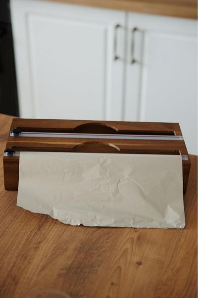 MİEN Mien 2 Compartment Acacia Stretch Foil Box