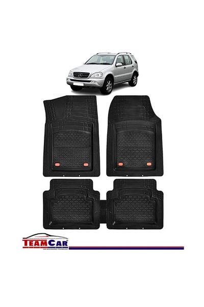 TEAMCAR ® Covorașe auto compatibile cu Mercedes-benz ml W163 (1997–2005) negre