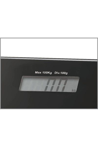 Trisa Perfect Weight Body Scale, 150kg, LCD Display, Automatic Start, 1858.42 Black