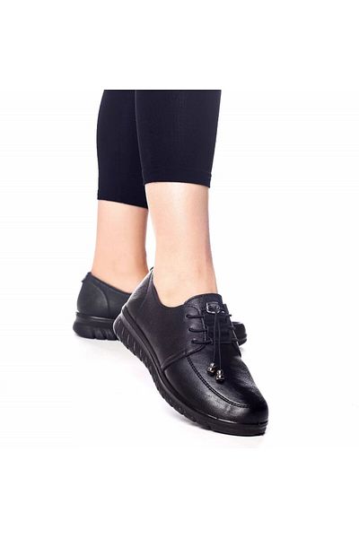 MODA STİL Kelli casual shoes black eco-leather, 38