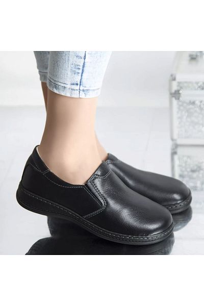 MODA STİL Deborah casual shoes black genuine leather, 39