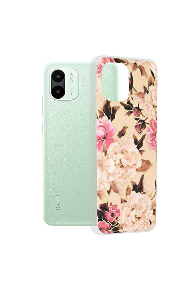 Techsuit Husă pentru Xiaomi Redmi A1 / A2 - Seria Marmură - Mary Berry Nude