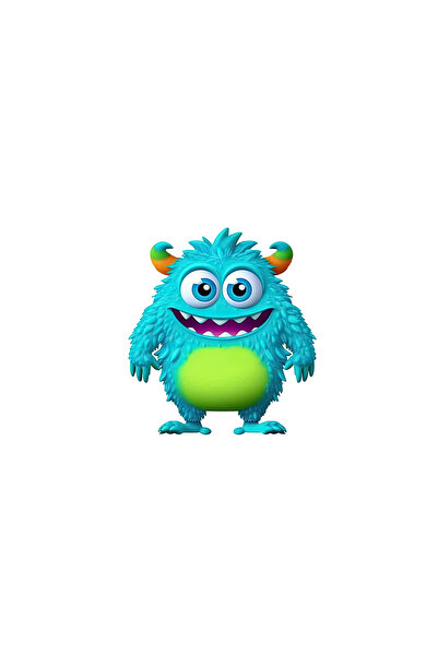 INOVATIX Set de 8 piese, autocolant Monstru Merlin, INOVATIX®. 6 cm