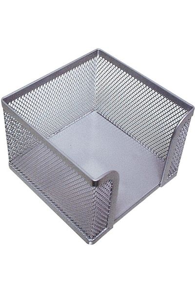 Roco Memo Pad Tray - 400 Notes, 9x9cm, Silver