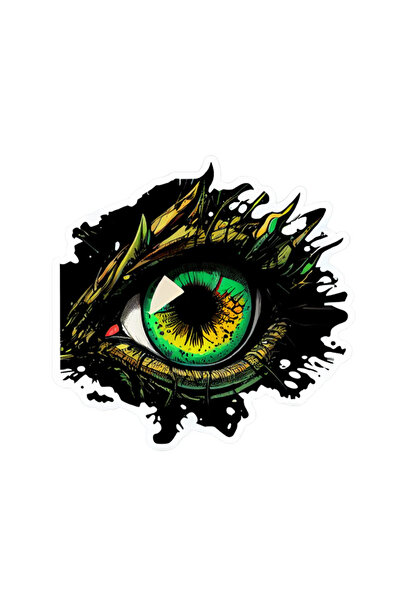 INOVATIX Set de 8 piese, autocolant ochi de dragon Draco, INOVATIX®. 6 cm