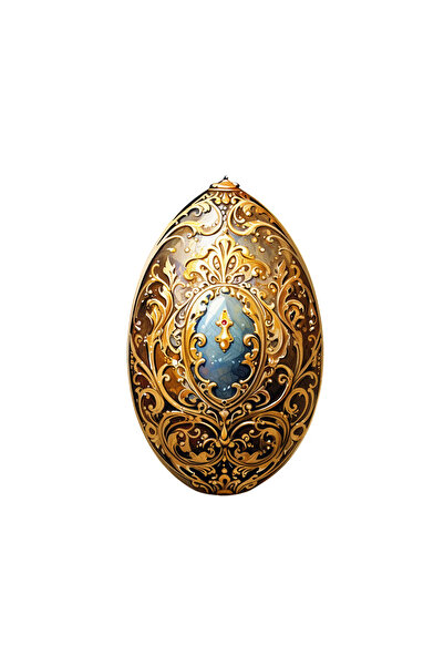 INOVATIX Set de 8 piese, cufăr magic cu ouă decorate cu stickere, INOVATIX®. 6 cm