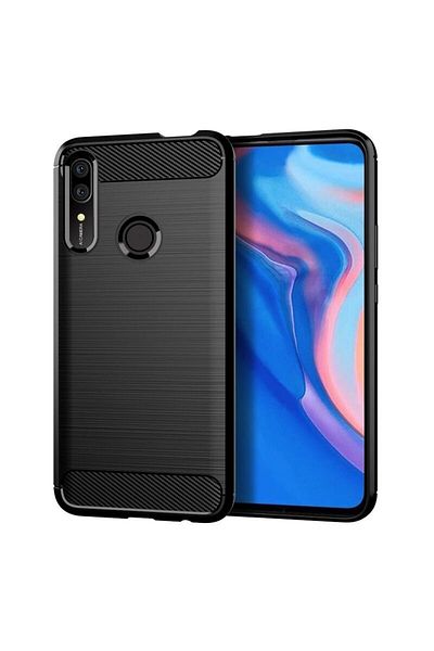 Techsuit Carcasă pentru Huawei P Smart Z - Techsuit Carbon Silicone - Negru