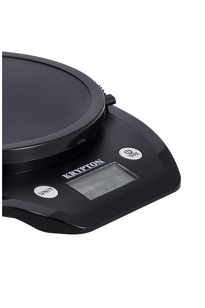 KRYPTON Food Scale with Plastic Bowl – 5kg, LCD Display, Colorful, Auto Tare, Overload Alert