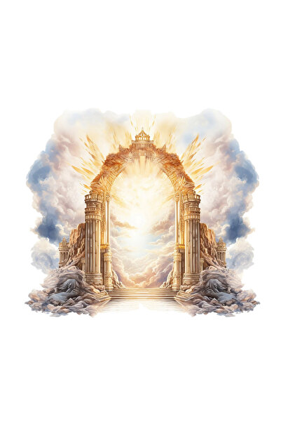 INOVATIX Σετ 8 τεμαχίων, Αυτοκόλλητο Πύλη προς το Φως, INOVATIX®. 6 εκ.