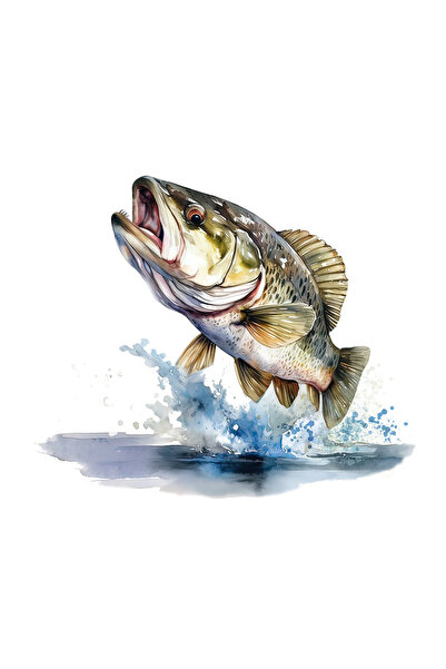 INOVATIX Set de 8 bucăți, autocolant peștișor jucăuș, INOVATIX®. 6 cm