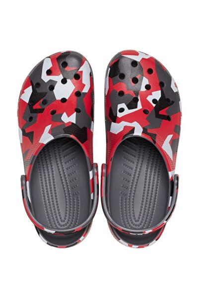 Crocs 211009 Geo Camo Clog Червоні унісекс капці