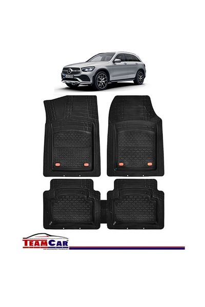 TEAMCAR ® Covorașe auto tip tavă Mercedes-Benz GLC X253 (2015–2022) Negru