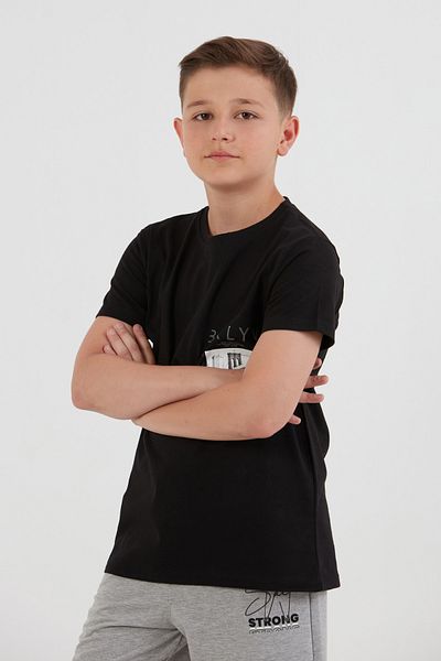 Fulla Moda 100% Cotton Printed Boy's T-Shirt