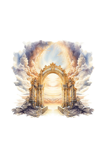 INOVATIX Set de 8 piese, autocolant Heaven's Gate, INOVATIX®. 6 cm