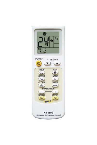 Universal Remote Control For Air Conditioning 2000 Codes, Kt-b03