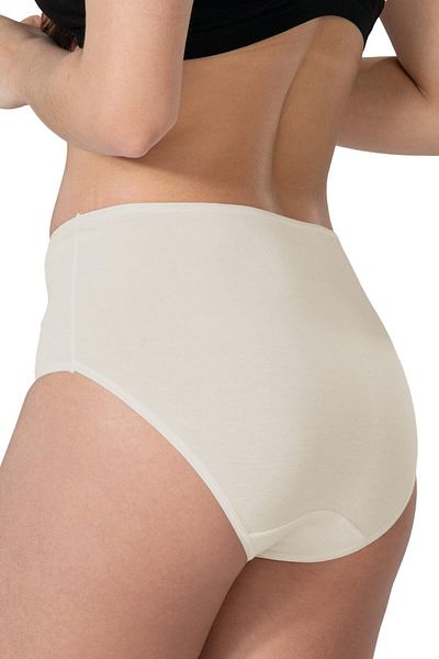 ALFA AKSESUAR 03 Ten Mi Emay 1445 Modal Cotton High Waist Lace Panties