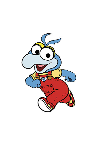 INOVATIX Set de 8 autocolante alergare Muppet Baby Gonzo, INOVATIX®. 6 cm