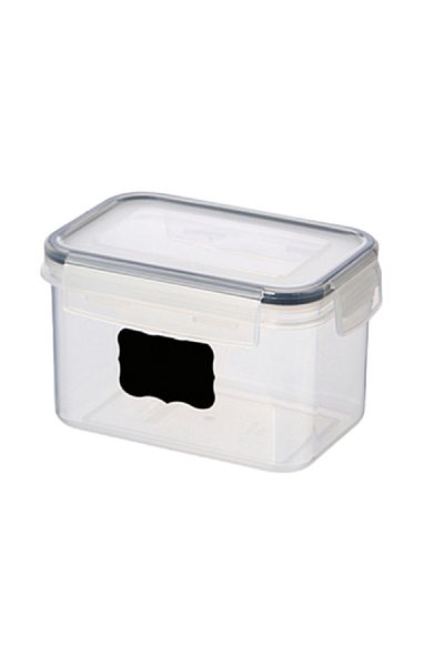 Felli Rectangular Food Storage Container with Chalkboard Clear